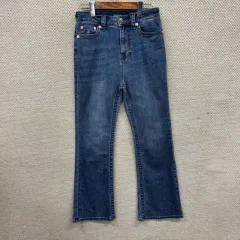 トゥルーレリジョン セミフレア セミブーツカット ストレッチ デニム ズボン 28インチ A07879