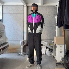 90s NIKE インターナショナル バイカラー トレーナー セットアップ