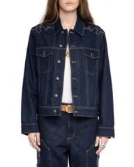 ザディグ エ ヴォルテール レディース アウター ジャケット・ブルゾン デニム Zadig Voltaire Bases Denim Jacket Brut デニムのサムネイル
