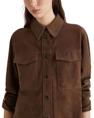 マレーラ レディース アウター ジャケット・ブルゾン レザー Marella Gioco Leather Jacket Brown ブラウンのサムネイル