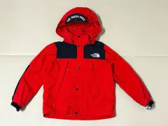 THE NORTH FACE ザノースフェイス キッズ キッズ ウィンドブレーカー 赤黒 120