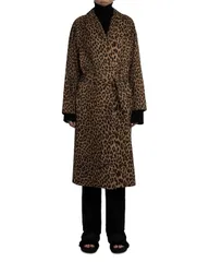 ザディグ エ ヴォルテール レディース アウター コート プリント Zadig Voltaire Mentle Canvas Leopard Print Coat Daim アニマルのサムネイル