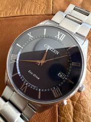 極美品 CITIZEN AS1060-54E 電波ソーラー 箱保証書·余りコマ付 - メルカリ