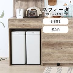 フラップ扉 スチール製 ダストボックス 2段2分別ごみ箱 ホワイト