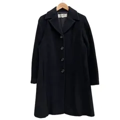 23区 オンワード樫山 ロングウールコート シングル センターベント ブラック サイズ34 XS相当 