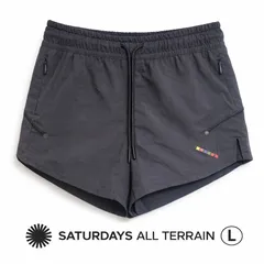 【新品 タグ付き】サタデーズNYC ALL TERRAIN アクティブショーツ L ブラック 高機能 ランニング/トレーニングのサムネイル
