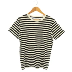 アニエスベーオム Agnes b. homme ボーダー柄カットソー Tシャツ 半袖 コットン 1 黒 白 /NR ■OS