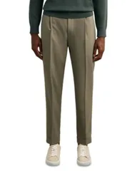 レイス メンズ ボトムス カジュアルパンツ リラックスフィット プリーツ REISS Brighton Pleated Relaxed Fit Pantsage セージ