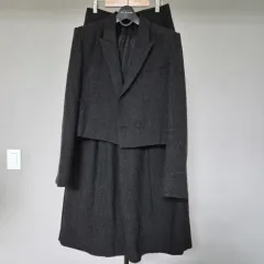 JuunJ ジュンジェイ M 28 ウールカシミア スーツ ジャケット ズボン セット W-ジャケット-158