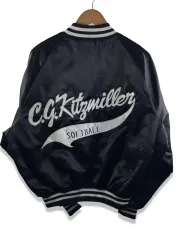 90S アメリカ製 ソフトボール サテン スタジャン ジャケット 2320