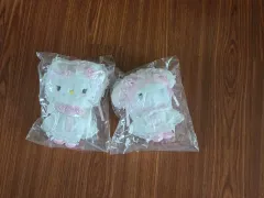 サンリオ ホワイトフリル ウェディング マスコット マイメロディ ハローキティ 新品