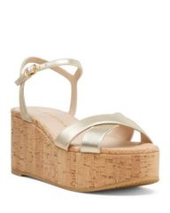 スチュアート ワイツマン レディース シューズ サンダル プラットフォーム Stuart Weitzman Womens Dayna Platform Wedge Sandals Light Gold