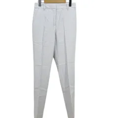 プラステ PLST テーパードパンツ S ライトグレー系 センタープレス 無地 シンプル