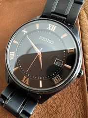 SEIKO セイコー ソーラー 電波腕時計 ブラック 7B42 SBTM129 - メルカリ
