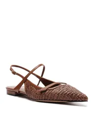 アレクサンドラバードマン レディース シューズ パンプス Alexandre Birman Womens Tita Pointed Flats Chocolate チョコレートのサムネイル