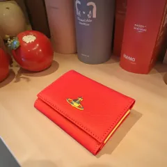 【新品・正規品・お買い得！】ヴィヴィアンウエストウッド 三つ折財布 PEACH Deep PINK 2【値下げOK】