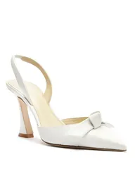 アレクサンドラバードマン レディース シューズ パンプス Alexandre Birman Womens Clarita Bell Slingback Pumps White ホワイトのサムネイル