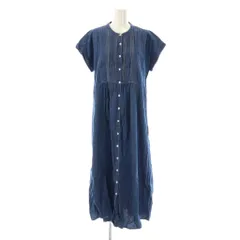 アーバンリサーチ サニーレーベル URBAN RESEARCH Sonny Label 25SS デニムピンタックヨークフレンチワンピース ロング F ブルー /DF ■OS