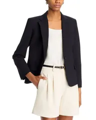 セオリー レディース アウター ジャケット・ブルゾン Theory One Button Slim Jacket Black ブラック