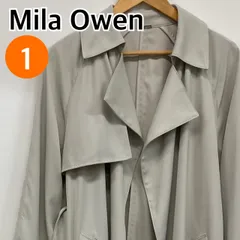 Mila Owen ミラオーウェン アウター ロングコート トレンチコート ライトグレー レディース 1サイズ 【CT2715】