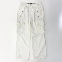 11c29 DOLCE&GABBANA ドルチェアンドガッパーナ 00`s Y2K vintage ギミックパンツ カーゴパンツ ボトムス メンズ 紳士服 イタリア製 44 ホワイトk02iのサムネイル