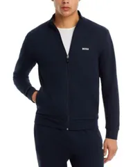ボス メンズ アウター パーカー・スウェット シャツ BOSSkazus Zip Front Sweatshirt Dark Blue ブルーのサムネイル