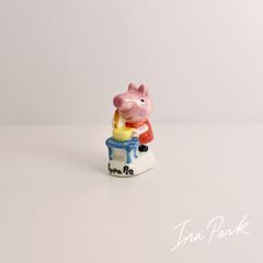 昭和レトロ 陶器製 豚の置物 ソルト＆ペッパー入れ - メルカリ