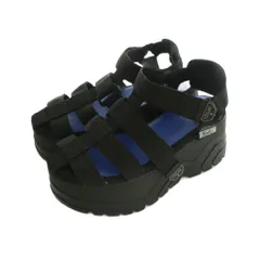 ヨースケ YOSUKE サンダル 厚底 38 24.0cm 黒 /MI ■OS