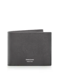 フェラガモ メンズ アクセサリー 財布 レザー Ferragamo Leather Bifold Wallet Neroのサムネイル