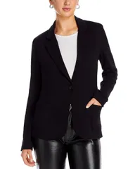 マジェスティック レディース アウター ジャケット・ブルゾン ブレザー ニット Majestic Filatures Knit Blazer Noirのサムネイル