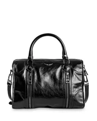 ザディグ エ ヴォルテール レディース バッグ ショルダーバッグ Zadig Voltaire Medium Sunny Duffel Shoulder Bag Noirのサムネイル