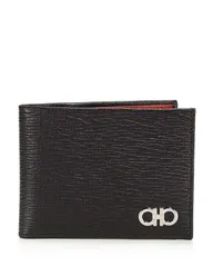 フェラガモ メンズ アクセサリー 財布 レザー Ferragamo Mens Revival Leather Bifold Wallet BlackRed ブラックのサムネイル
