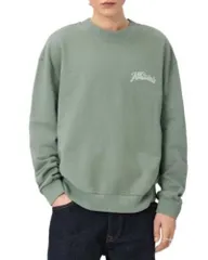 オールセインツ メンズ アウター ニット・セーター クルーネック ロゴ ALLSAINTS Odyssey Crewneck Logo Sweater Springreen グリーンのサムネイル