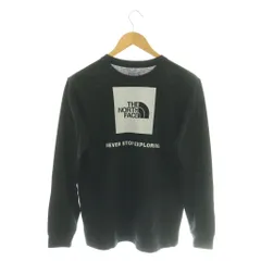 ザノースフェイス THE NORTH FACE L/S Back Square Logo Tee ロンT Tシャツ L ブラック NTW32442 /DF ■OS ■SH