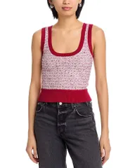 スリーワンフィリップリム レディース トップス タンクトップ ツイード 31 Phillip Lim Boucl Tweed Scoop Neck Tank Chili Multi マルチカラーのサムネイル