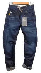 G-STAR RAW ARC 3D DARK デニム ロールアップ デニム ズボン (W28/L30)