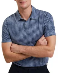 テッドベーカー メンズ トップス ポロシャツ Ted Baker Zumurud Short Sleeve Painted Geo Polo Navy ネイビーのサムネイル