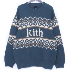 KITH Kithmas Fairisle Crewneck Sweater XLサイズ グリーン KHM030841のサムネイル