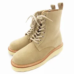 カミナンド caminando カミナンド Plage別注 SP LACE UPブーツ ショート スエード ベージュ 6 /UD