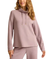トッミーバハマ レディース アウター ニット・セーター スタンドネック Tommy Bahama Palm Voyage Funnel Neck Sweater Lavender Fog ラベンダーのサムネイル