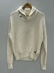 90s ポロ ラルフローレン ショールカラー コットン ニット