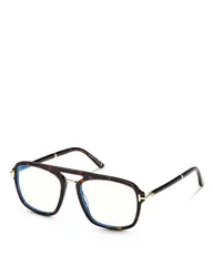 トム・フォード レディース アクセサリー サングラス・アイウェア Tom Ford Navigator Blue Light Glasses 54mm Havana ブルーのサムネイル