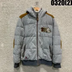 le coq sportif ルコックスポルティフ ダウン アウター フード グレー L