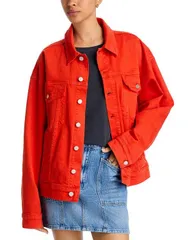 マザー レディース アウター ジャケット・ブルゾン ジャケット MOTHER The Drop It Drifter Jacket The Devil May Careのサムネイル