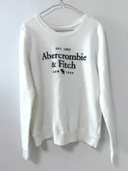 Abercrombie & Fitch アバクロンビー 白 スウェット