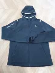 ルコックスポルティフ ブラック フードジップアップ ジャケット