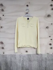 1022) GAP ギャップ 長袖 ニットTシャツ