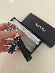 PRADA プラダ サフィアーノ ロボット キーホルダー