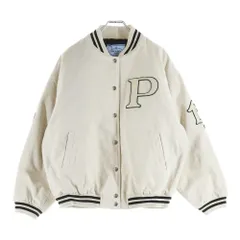 PRADA (プラダ) CANVAS BOMBER JACKET パッチデザイン キャンバス ボンバージャケット アイボリー 292230 S000のサムネイル