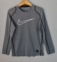 XS (44) NIKE プロ グレー 機能性 長袖Tシャツ コンプレッション